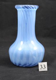 Vase #33 - Blue on Blue Stripes 196//280